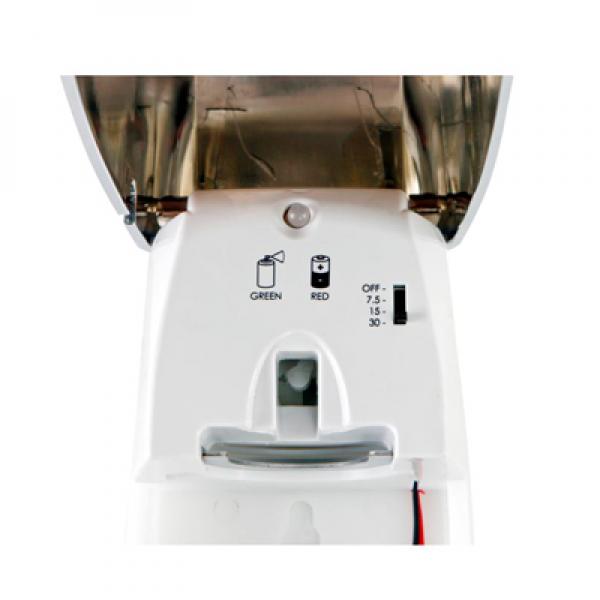 Duftspender P+L LED verchromt für 270 ml Raumduft-Dosen von Pelsis Washroom Duftspender P+L LED verchromt für 270 ml Raumduft-Dosen von Pelsis Washroom